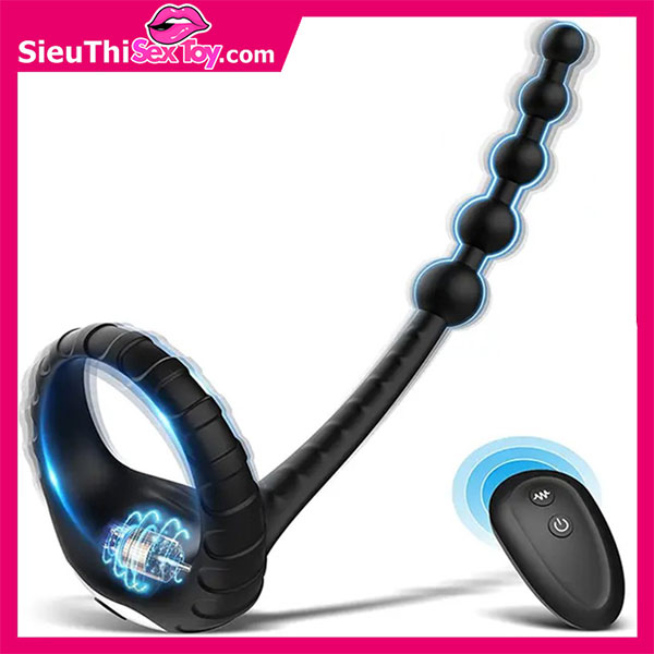 Anal plug massage hậu môn kết hợp vòng khóa dương vật