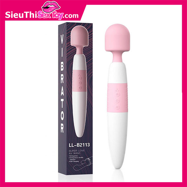 Chày rung mát xa 2in1 Lilo Super Love AV Wand