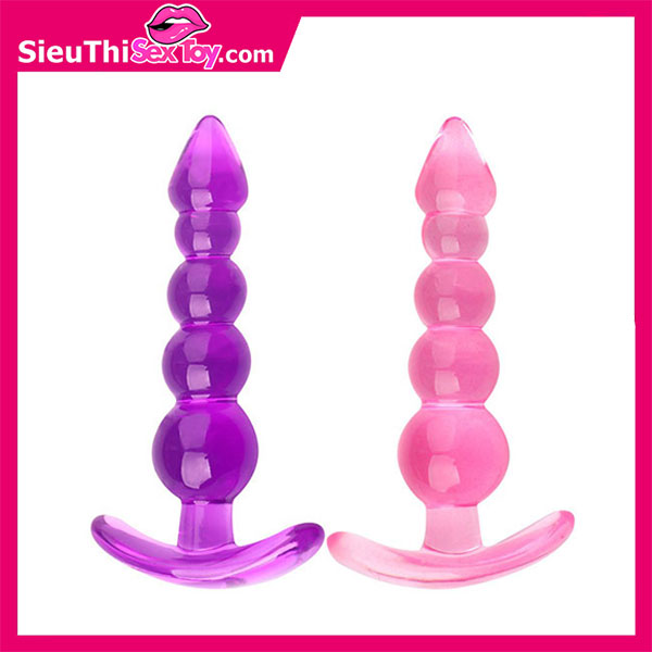 Đồ chơi kích thích hậu môn silicon bi tròn 12cm