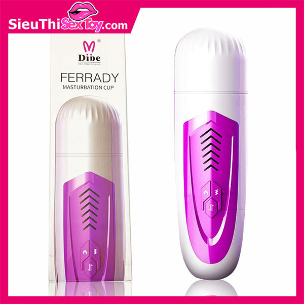 Âm đạo giả rung thụt bú mút tự động Dibe Ferrady như đang thổi kèn