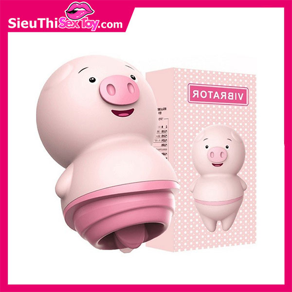 Lưỡi liếm rung hình Heo con siêu dễ thương