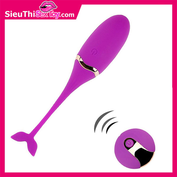 Trứng rung đuôi cá điều khiển từ xa 12 chế độ, sạc pin