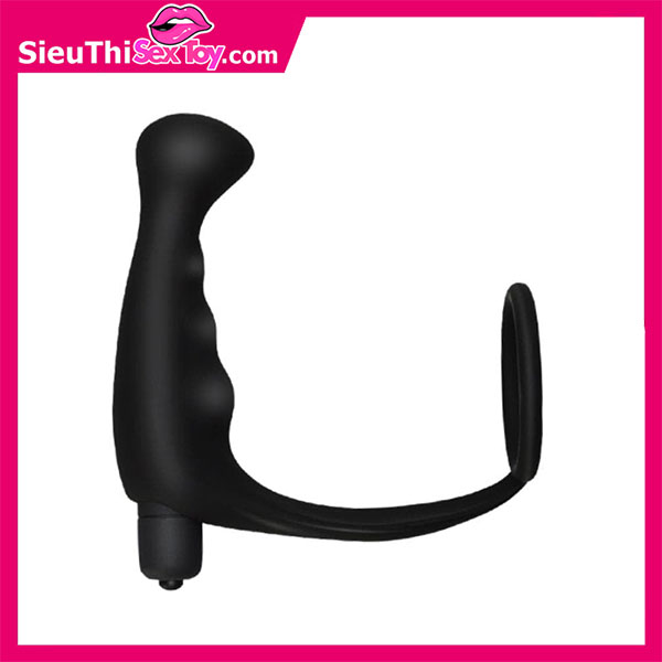 Máy rung massage hậu môn kết hợp cockring 10 chế độ